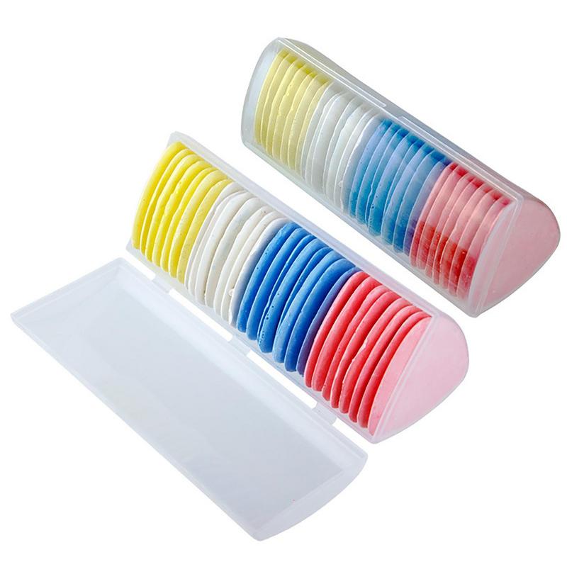 Craft Embellishment Storage - 10/20/30pcs Colorful Fabric Tailors Chalk Erasable