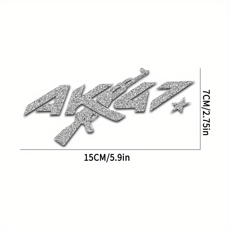 Imitation Diamond Glitter AK47 - Glitter Vinyl Roll recension och pris