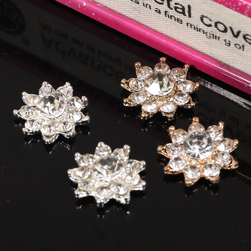 Engood 100Pcs 17mm Snowflake R - Sew On Rhinestone recension och pris