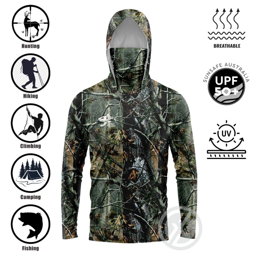 UPF50+ Hooded Fishing Shirt Bu - Embellish Knit recension och pris