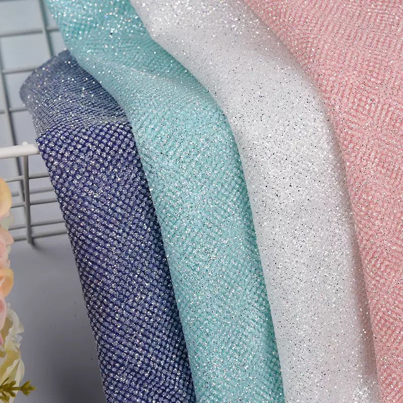 Glitter Sequin Mesh Fabric for - Crystal Mesh Fabric recension och pris