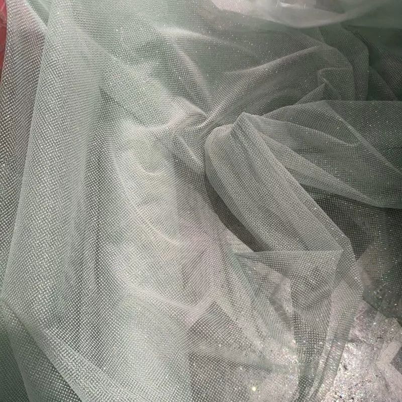 Glitter Sequin Mesh Fabric for - Crystal Mesh Fabric recension och pris