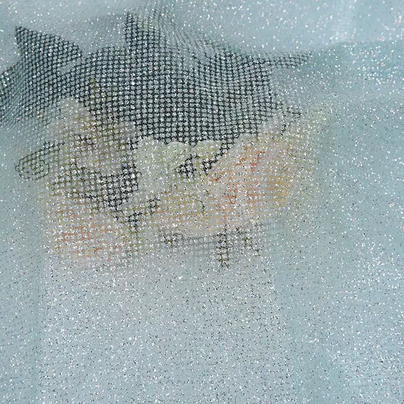 Glitter Sequin Mesh Fabric for - Crystal Mesh Fabric recension och pris