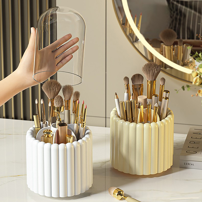 360° Rotating Makeup Brushes H - Craft Embellishment Storage recension och pris