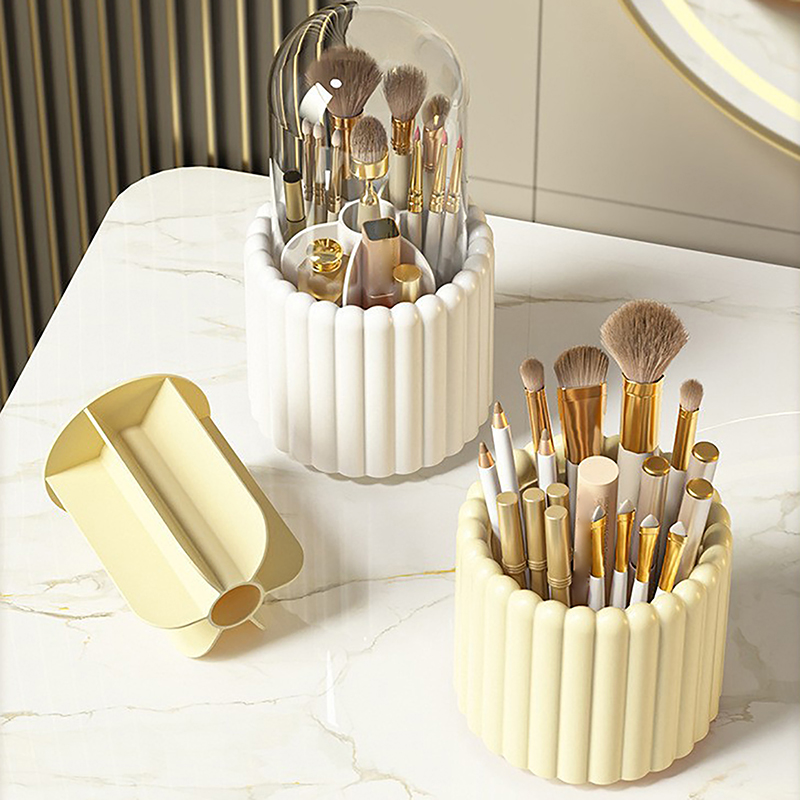 360° Rotating Makeup Brushes H - Craft Embellishment Storage recension och pris