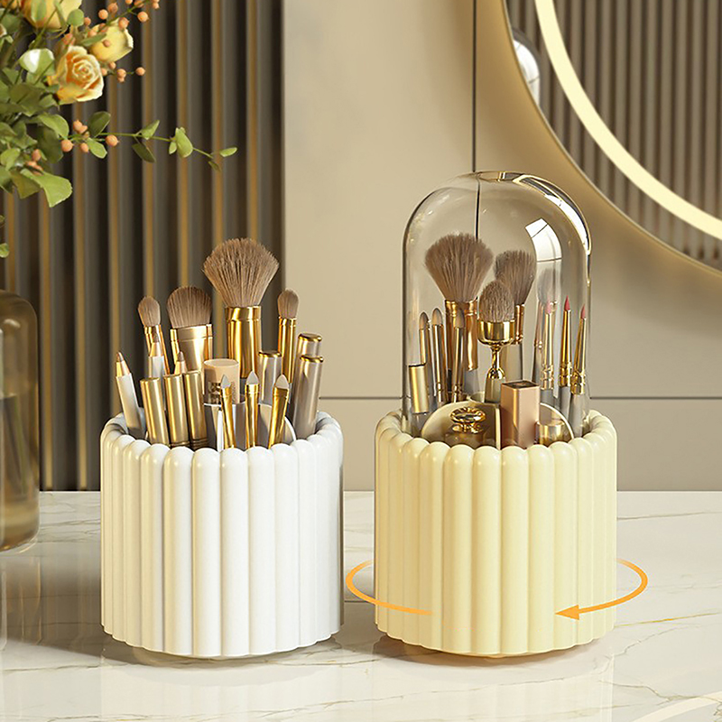 360° Rotating Makeup Brushes H - Craft Embellishment Storage recension och pris