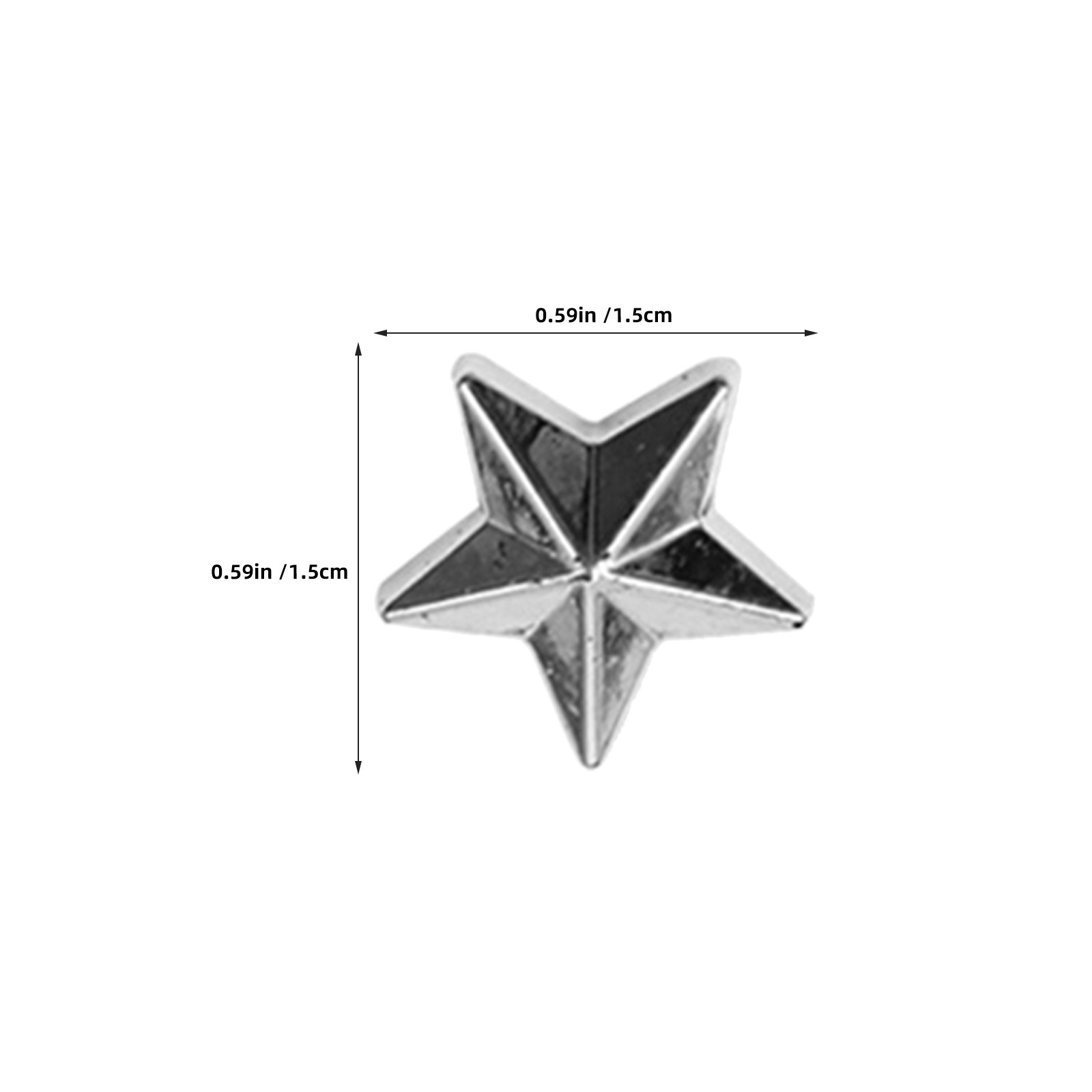 300Pcs Flat Back Acrylic Star  - Embellish Craft recension och pris