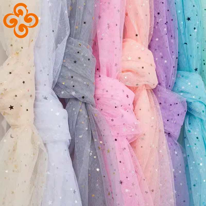 100x150cm Princess Tulle Fabri - Crystal Mesh Fabric recension och pris
