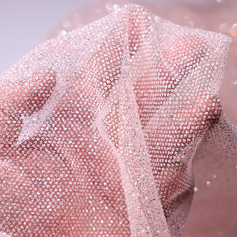 100/300/500cm X150cm Shiny Gli - Crystal Mesh Fabric recension och pris