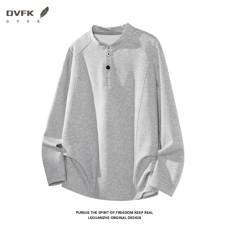 Men Raglan Sleeve Henley Long  - Embellish Knit recension och pris