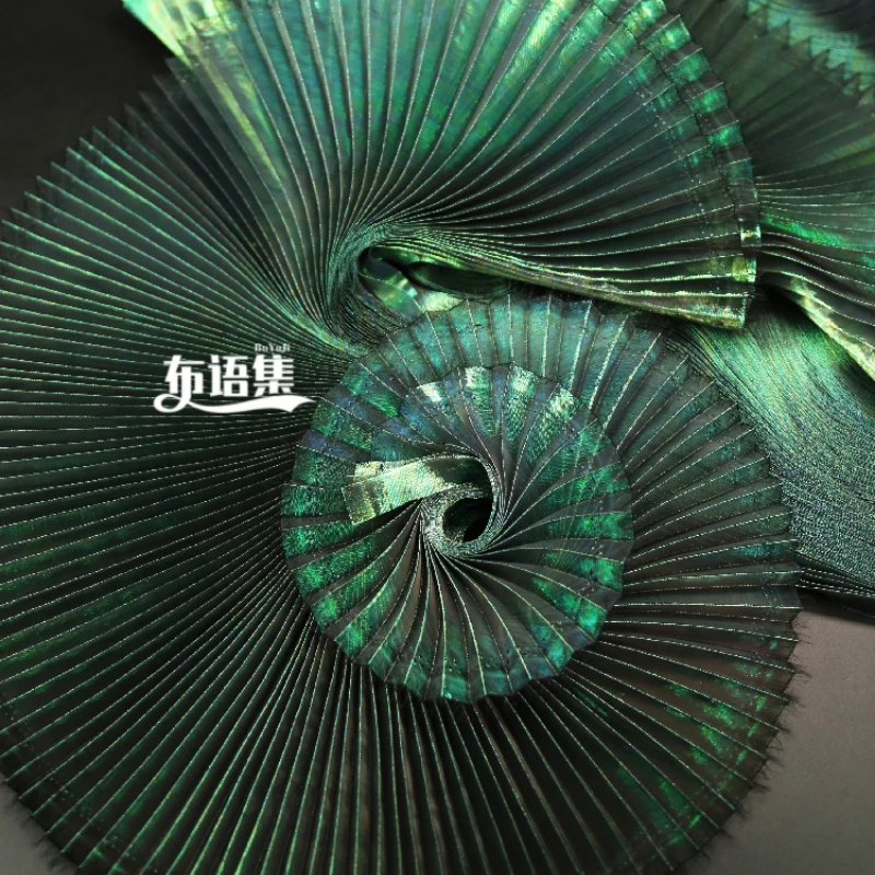 Organ Pleated Fabric Illusory  - Crystal Mesh Fabric recension och pris