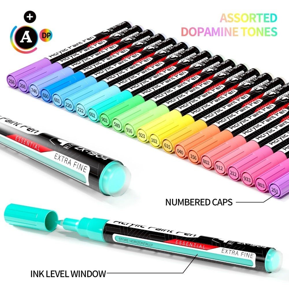 22pcs 0.7mm Extra Fine Tip Acr - Copic Marker Classic recension och pris