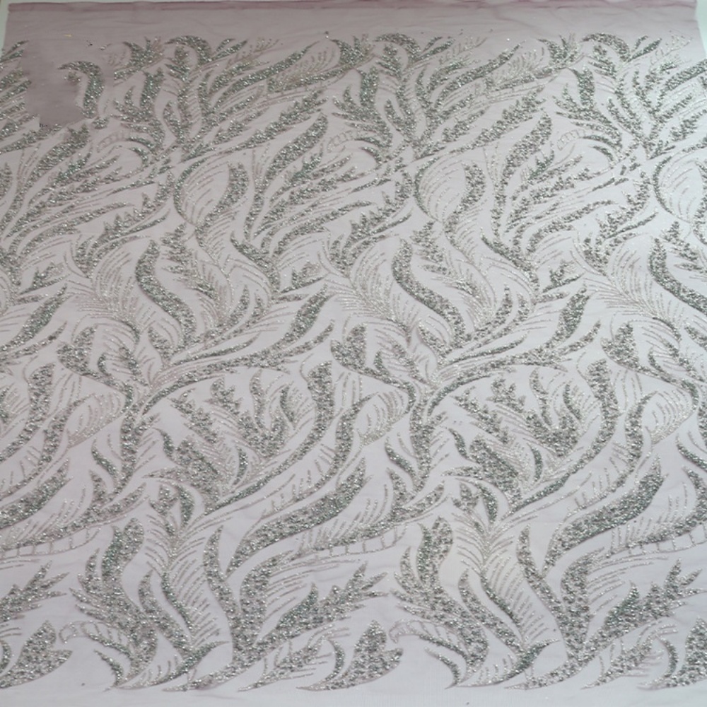 10 Hot Stamping Powder Pattern - Crystal Mesh Fabric recension och pris